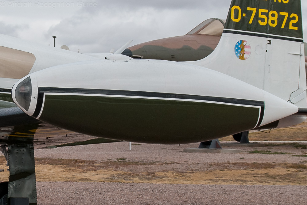 Another feature of the first Cessna 310 models are the 'tuna type' tip tanks, so called because of their shape, obviously. Image