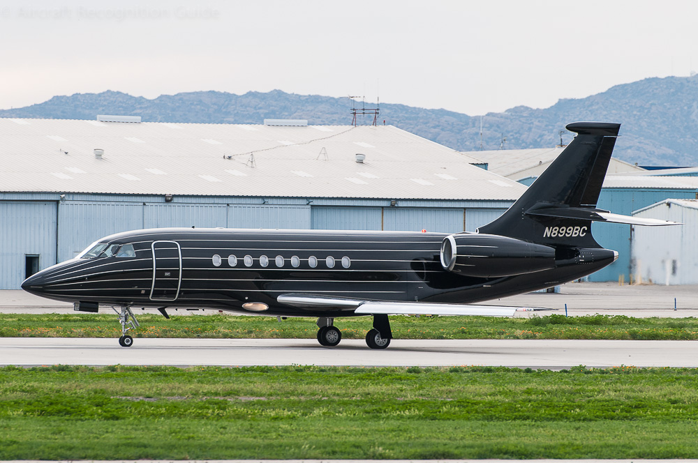 The Falcon 2000EX-EASy has a more advanced cockpit than the standard 2000EX, but that is not visible on the outside. Image